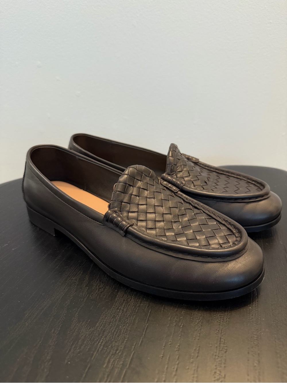 Bottega Veneta Silenzio Loafers in Espresso
